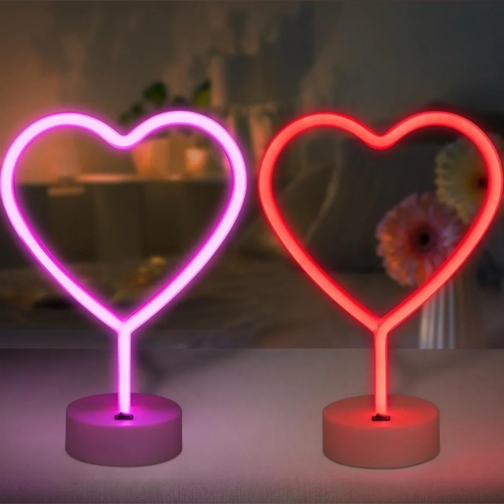 Heart-Shaped Neon Light